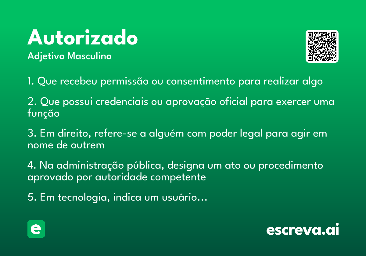 autorizado
