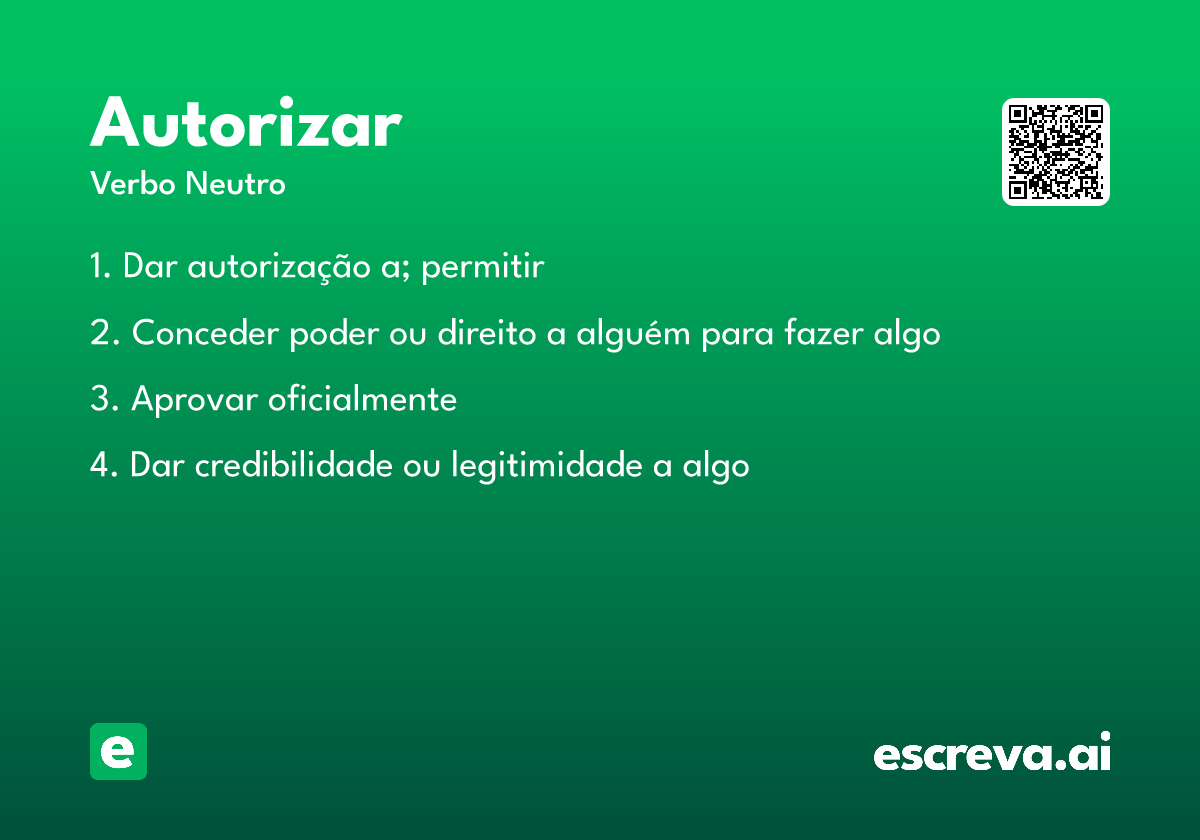 autorizar