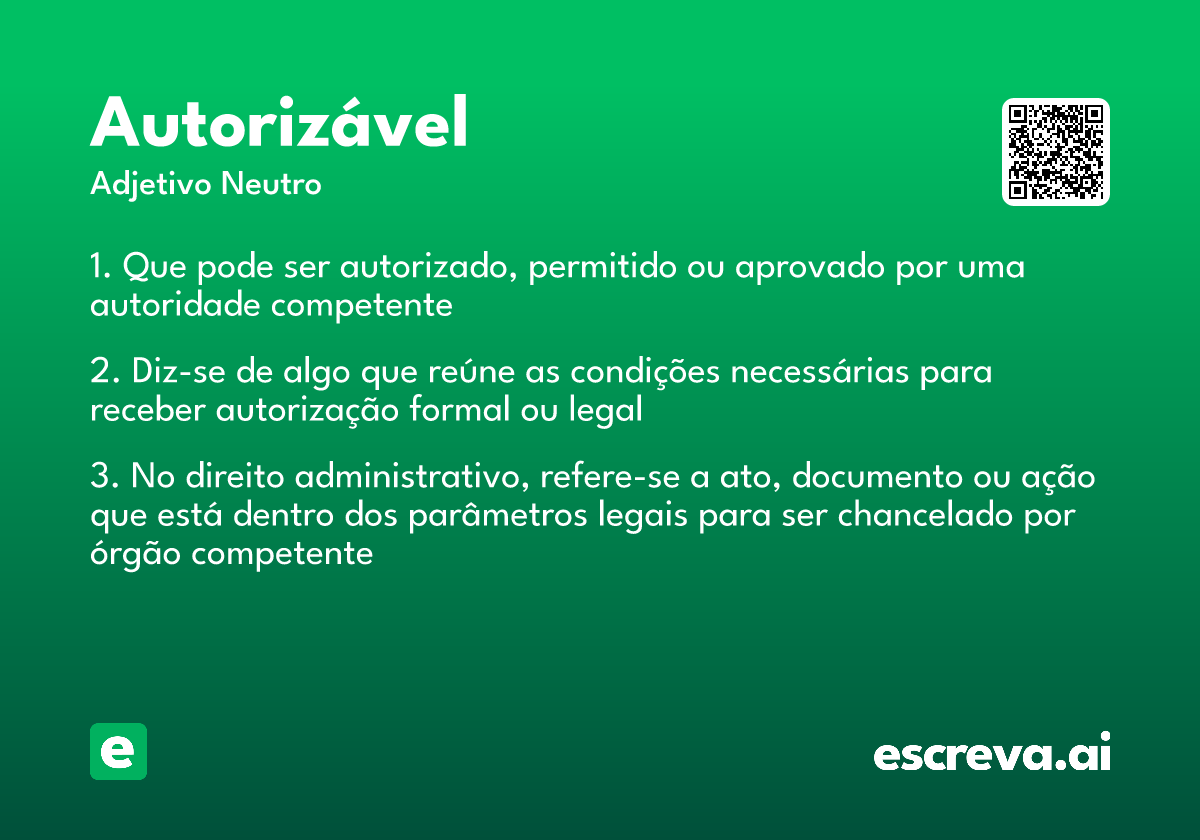 autorizável