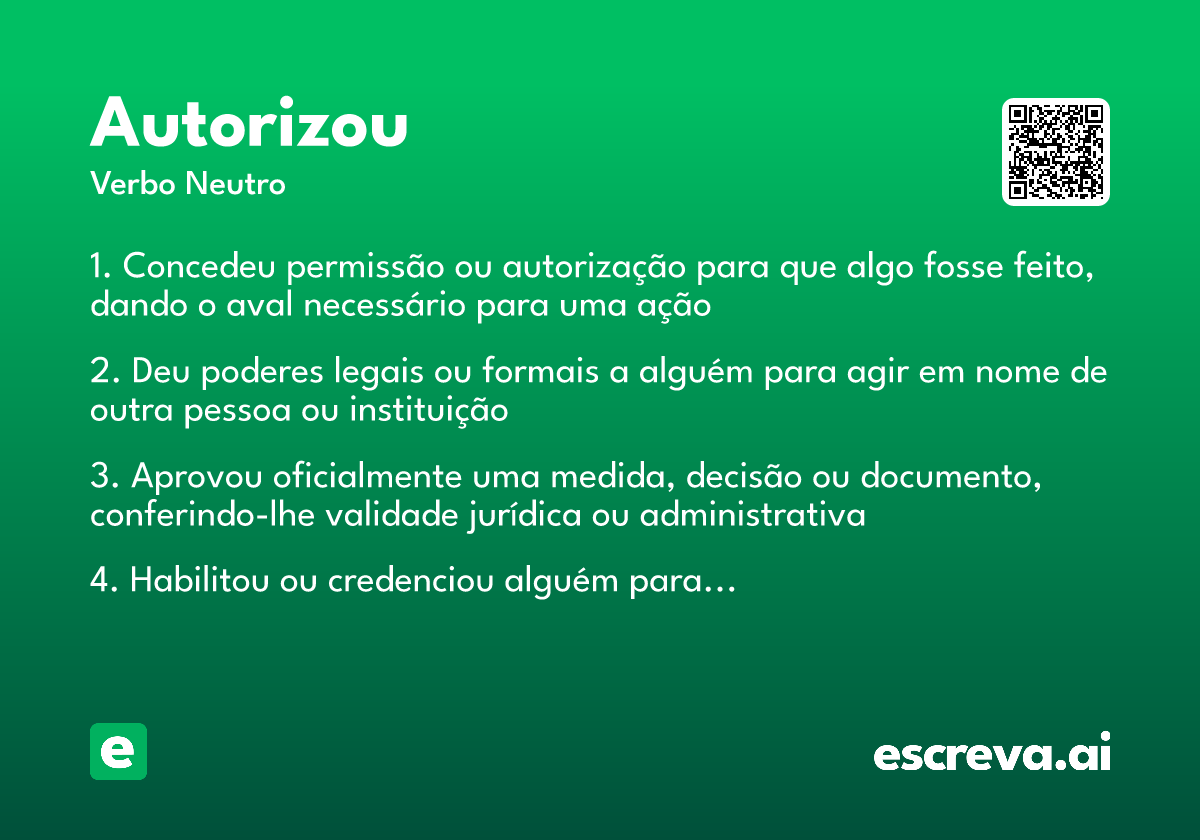 autorizou