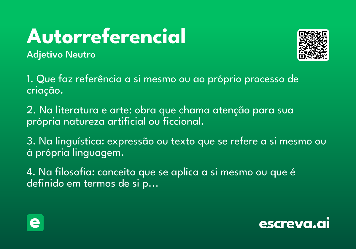 autorreferencial