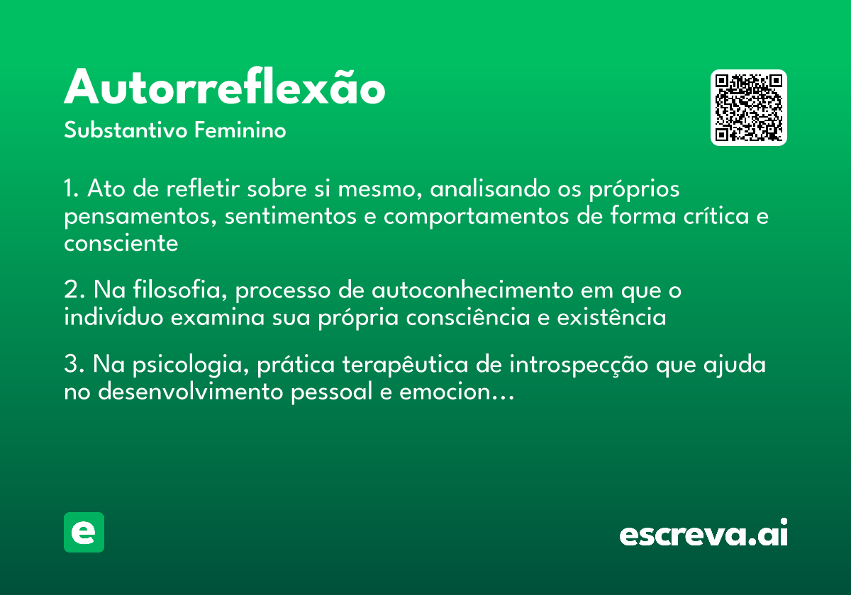 autorreflexão