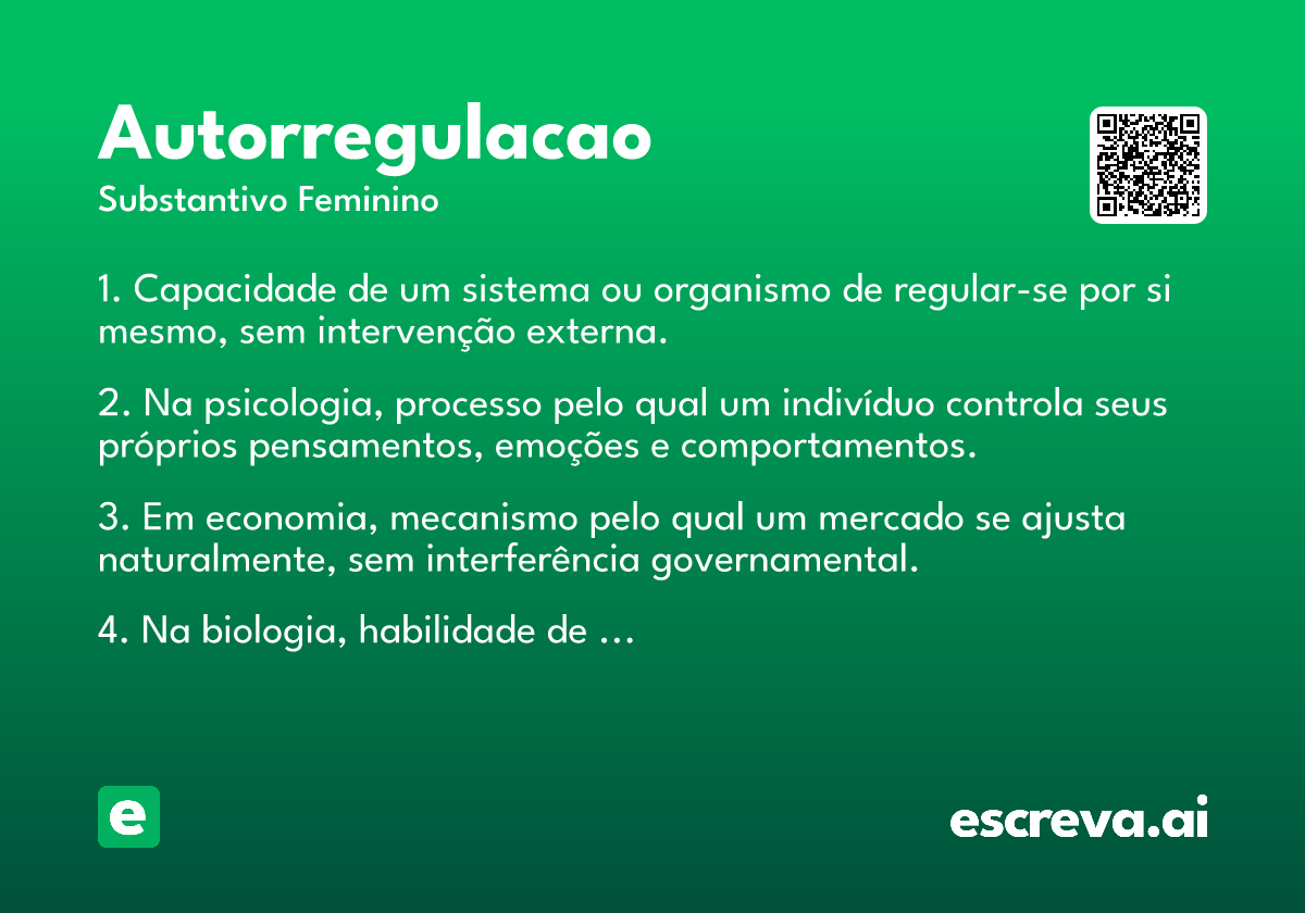 autorregulacao