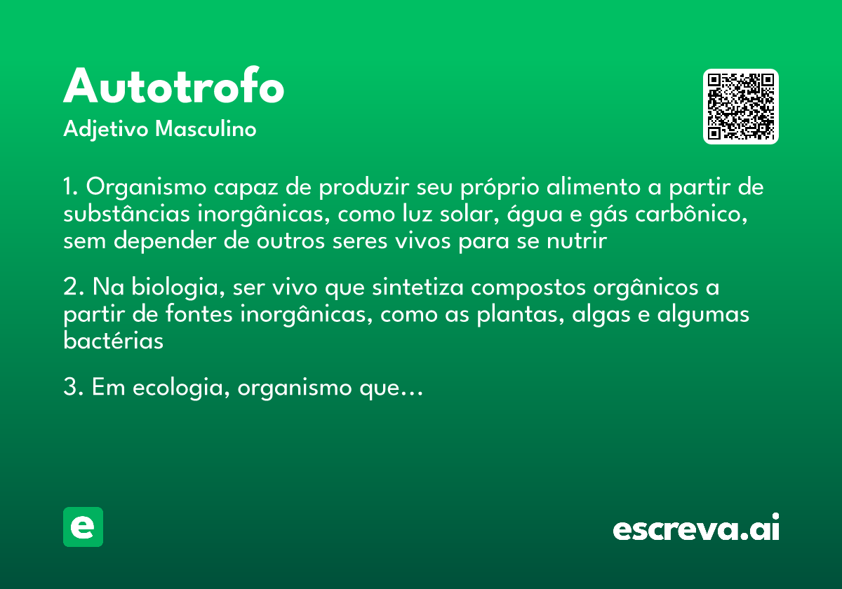 autotrofo