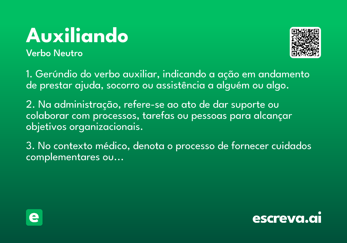 auxiliando
