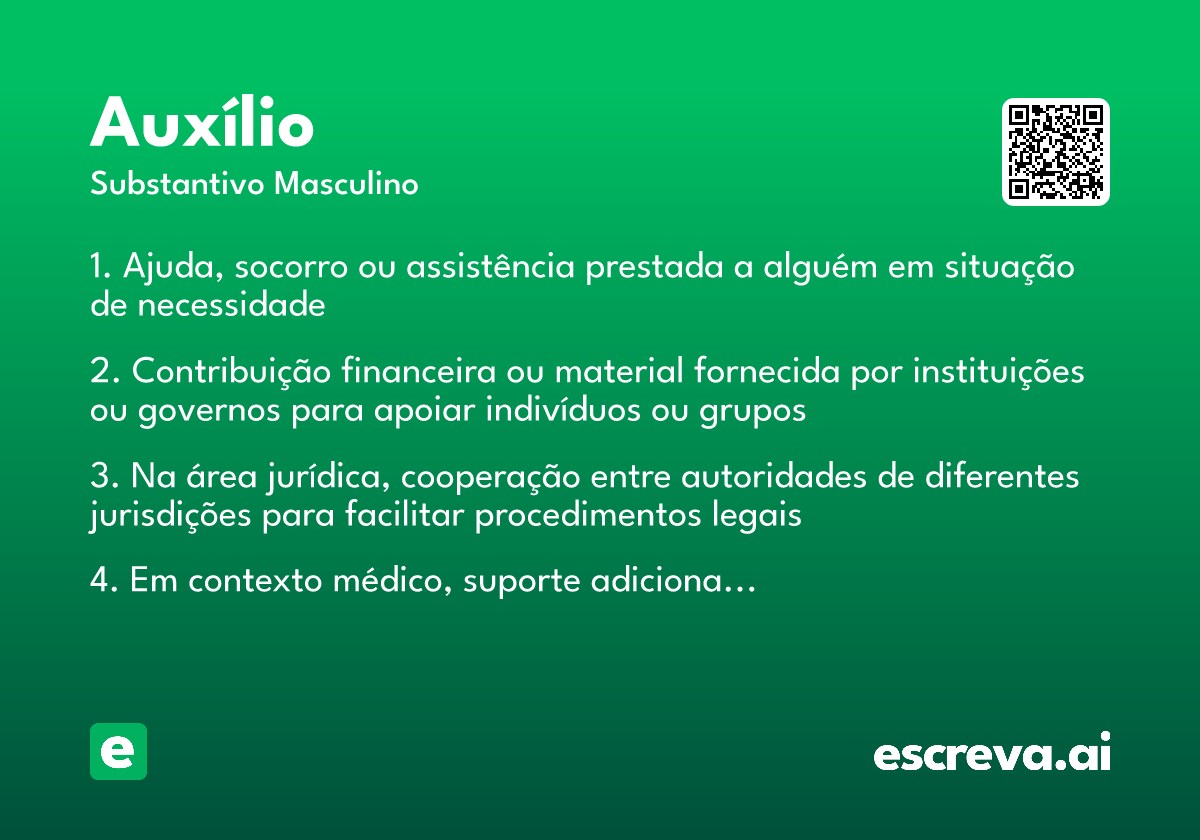 auxílio