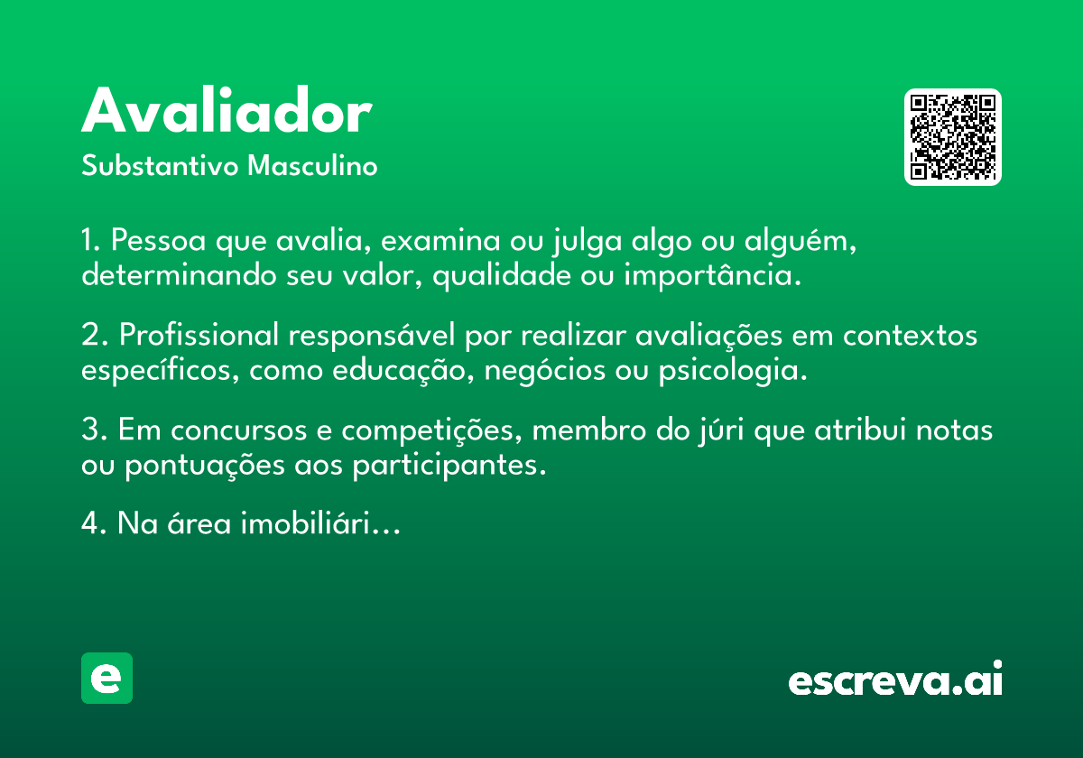 avaliador