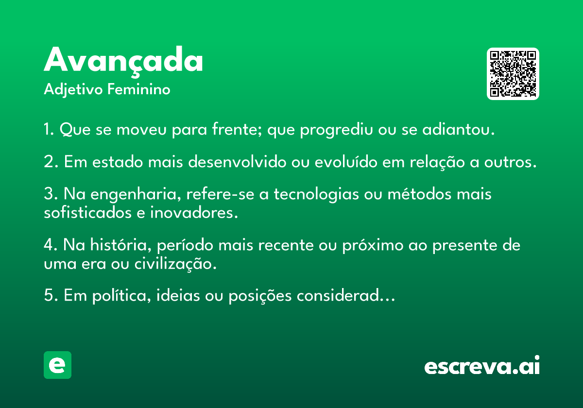 avançada