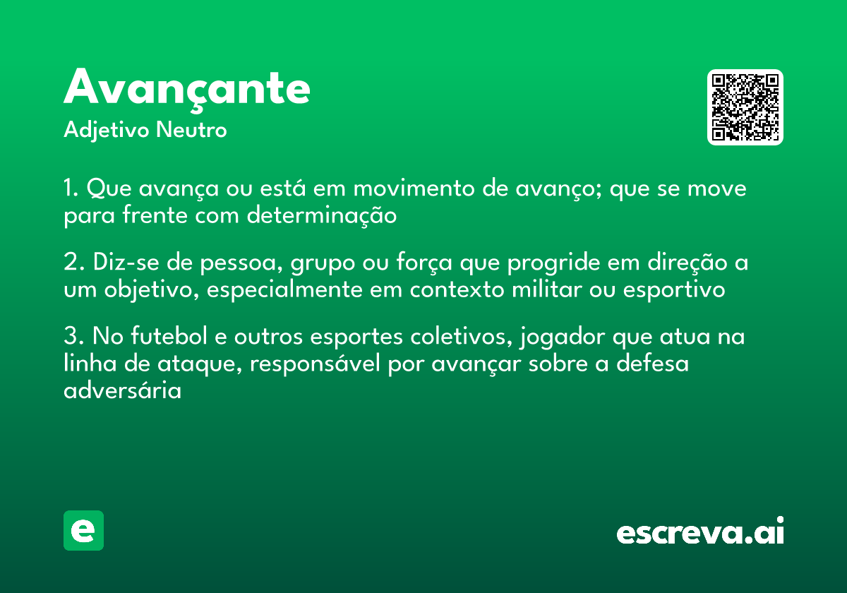 avançante