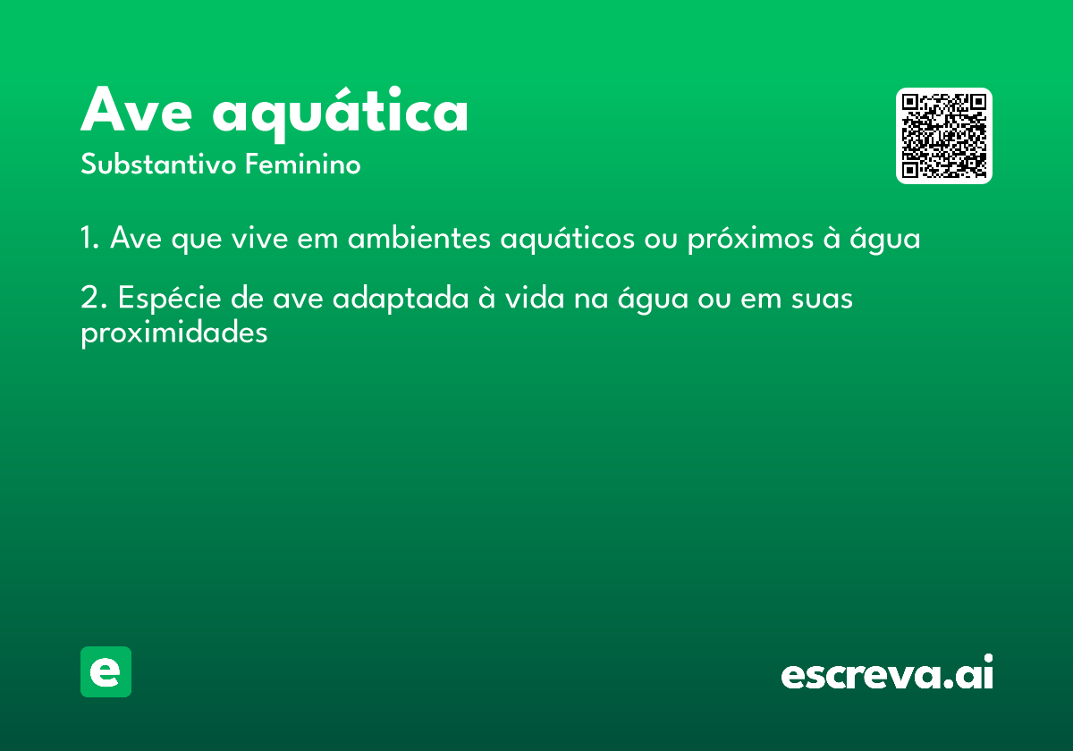 ave aquática