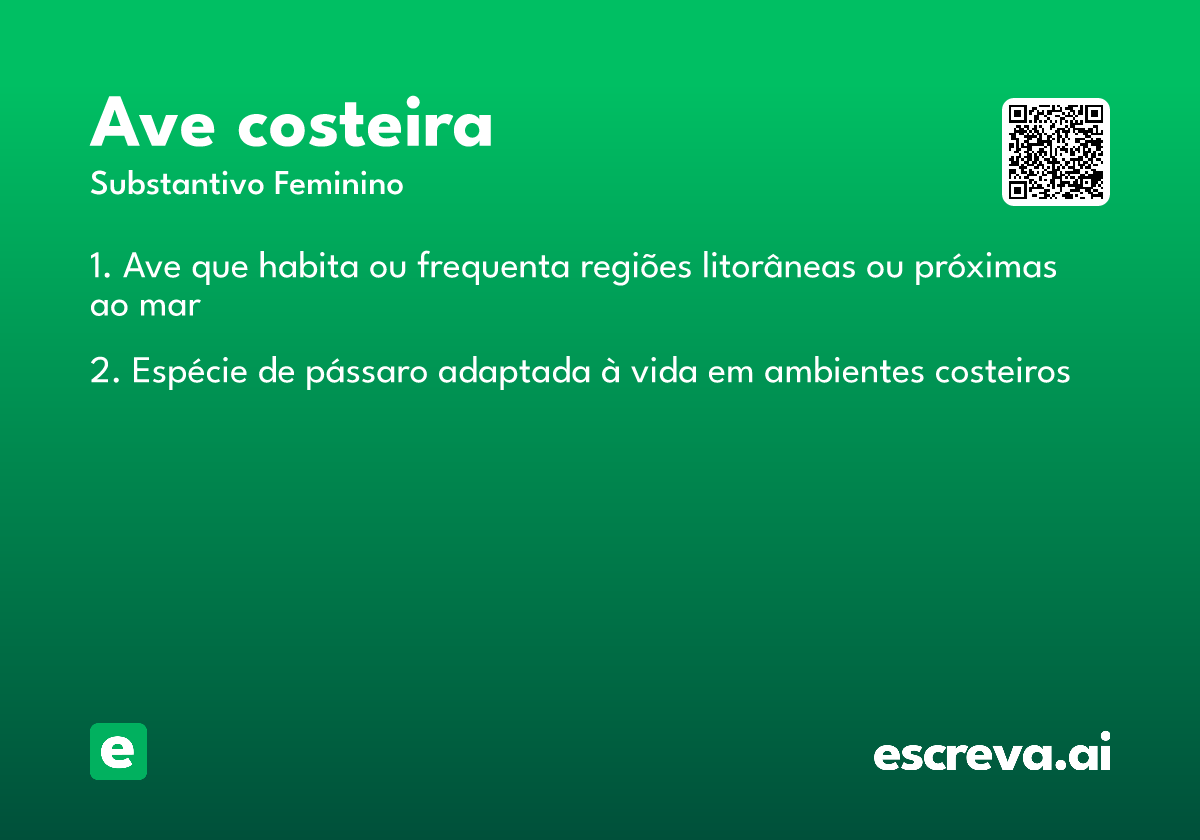 ave costeira