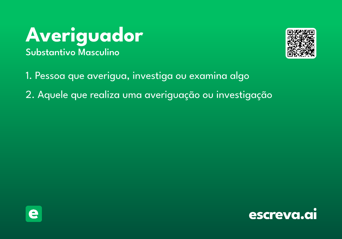 averiguador