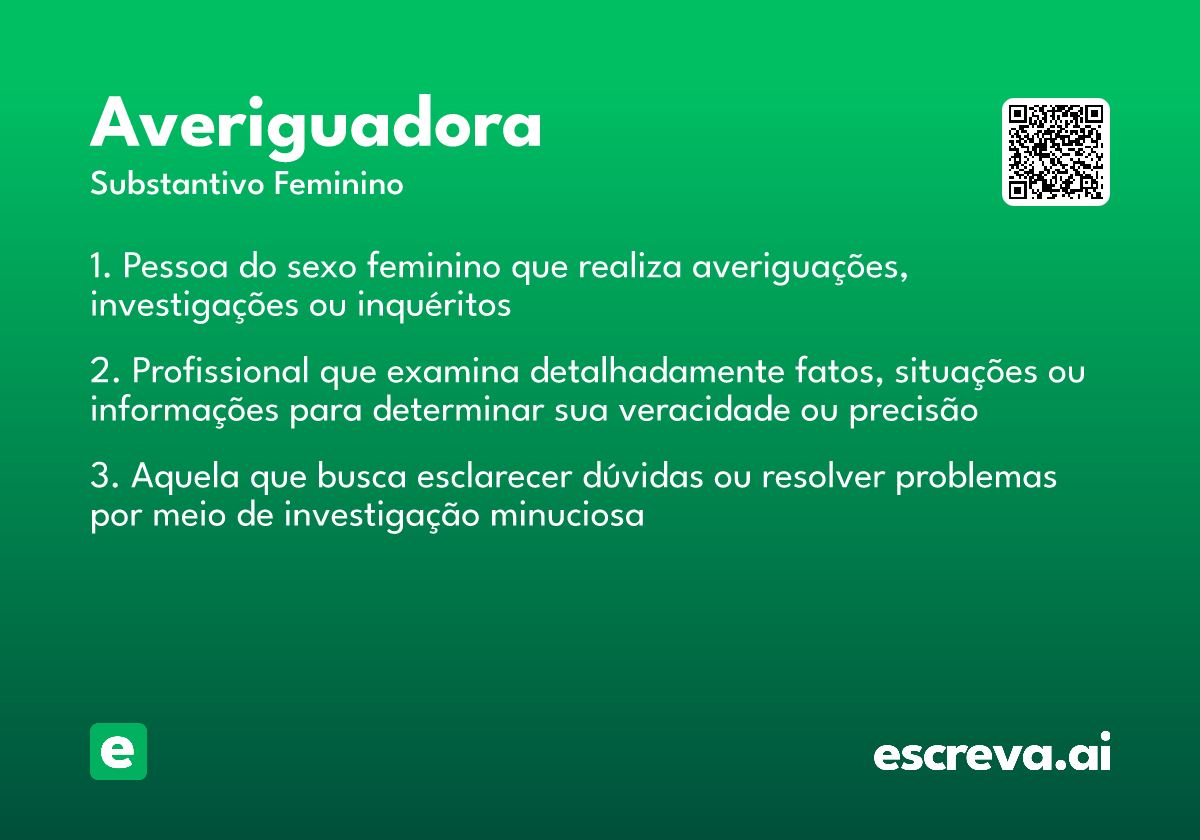 averiguadora