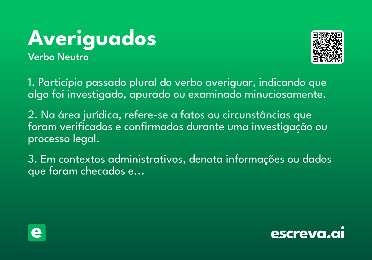 averiguados