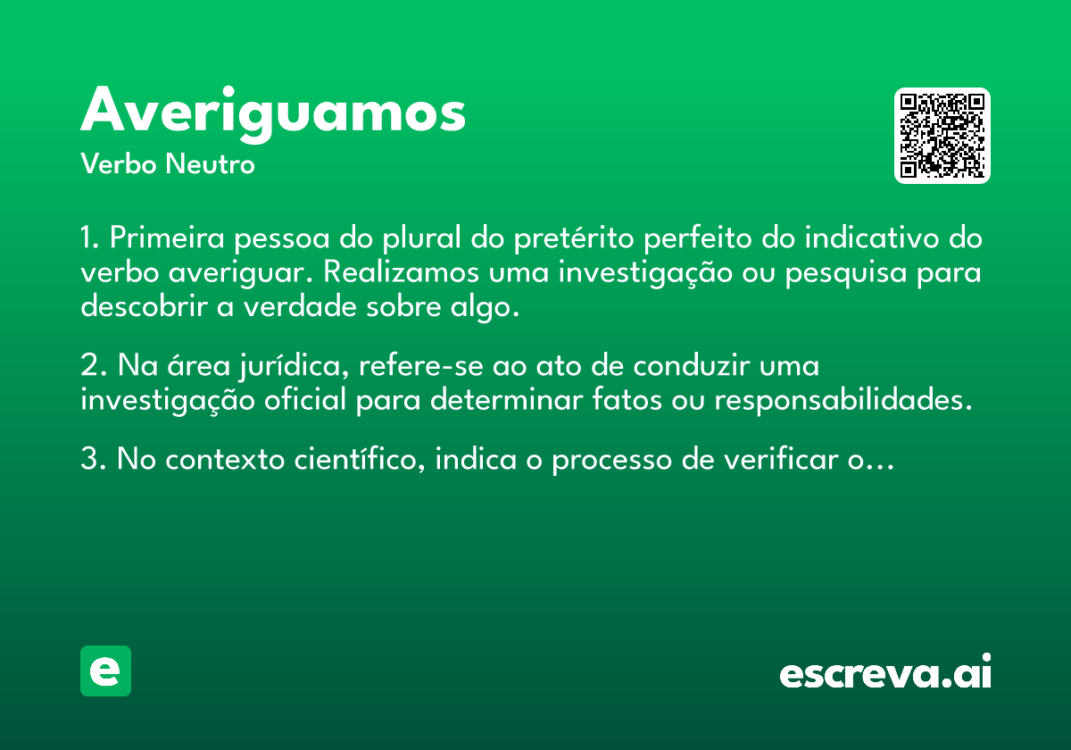 averiguamos