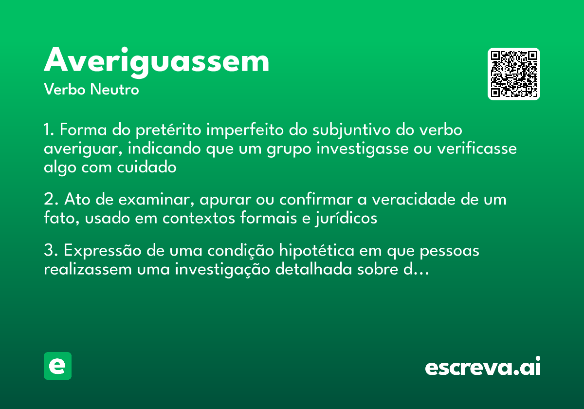 averiguassem