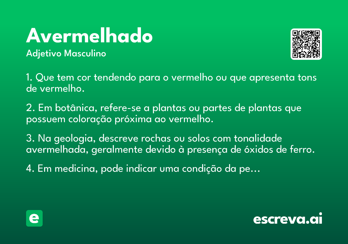 avermelhado