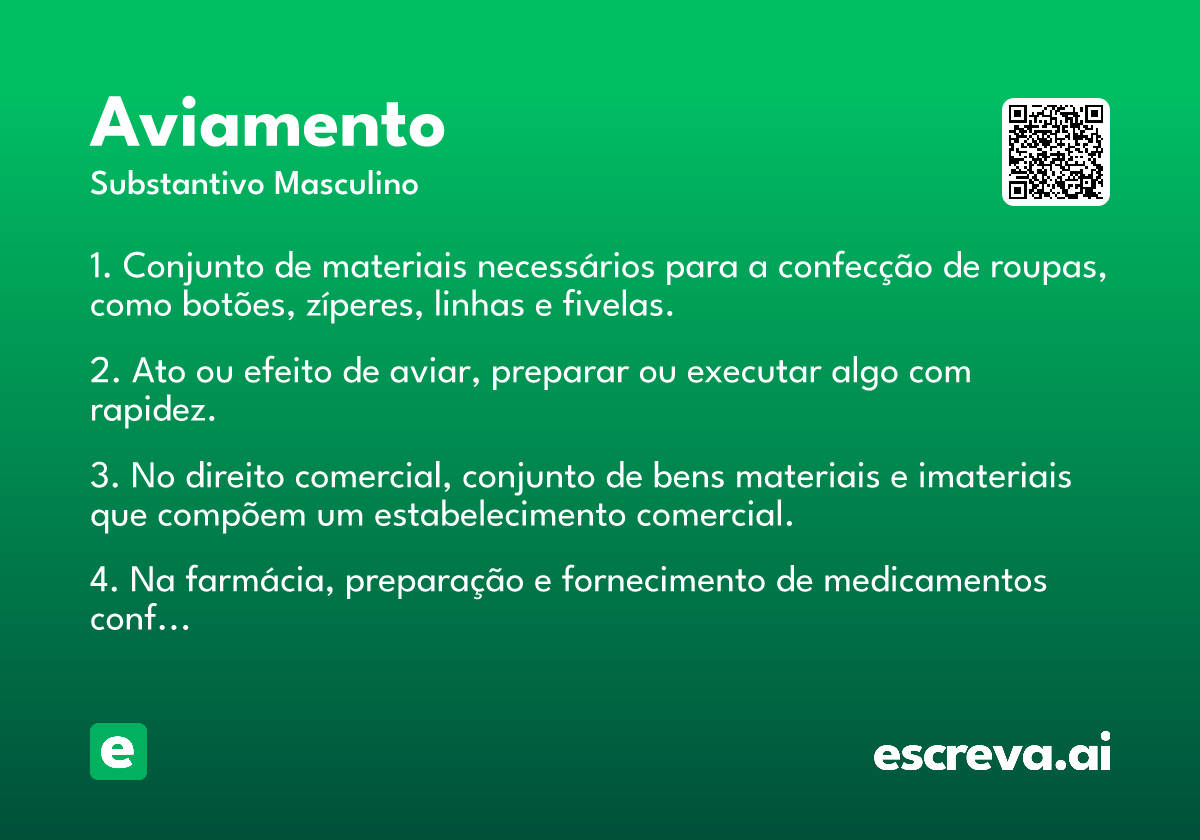aviamento
