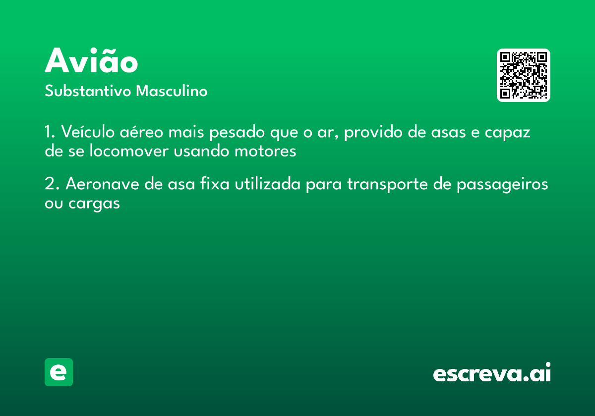 avião