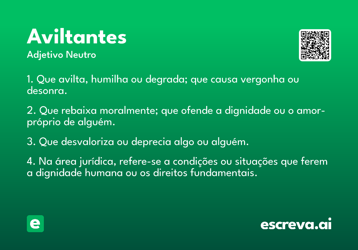 aviltantes