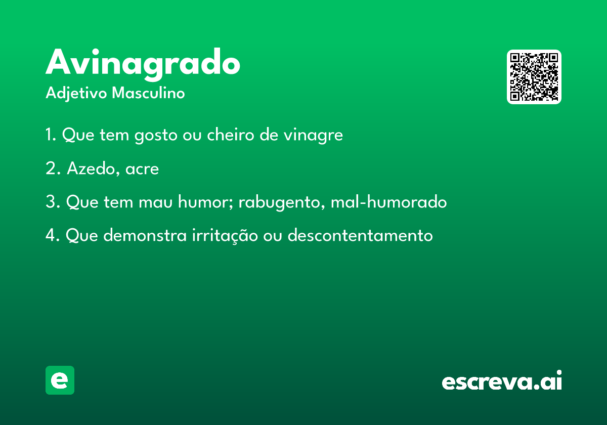 avinagrado