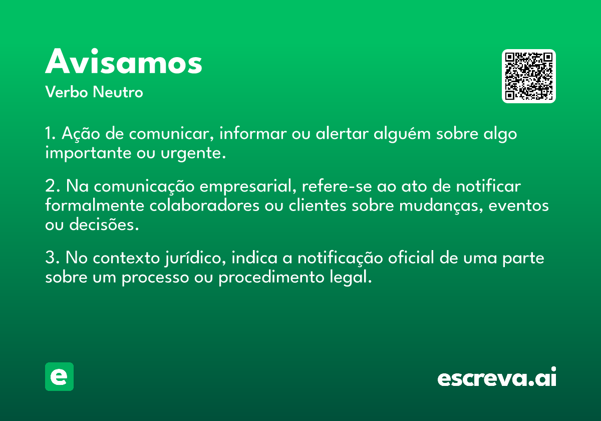 avisamos