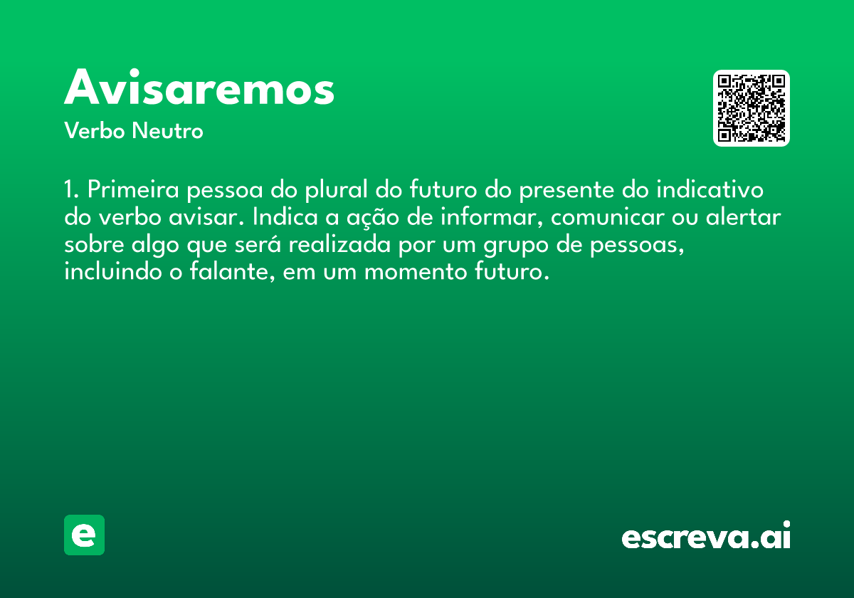 avisaremos