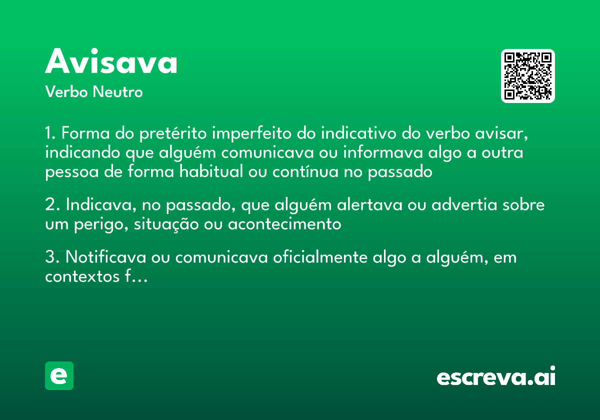 avisava