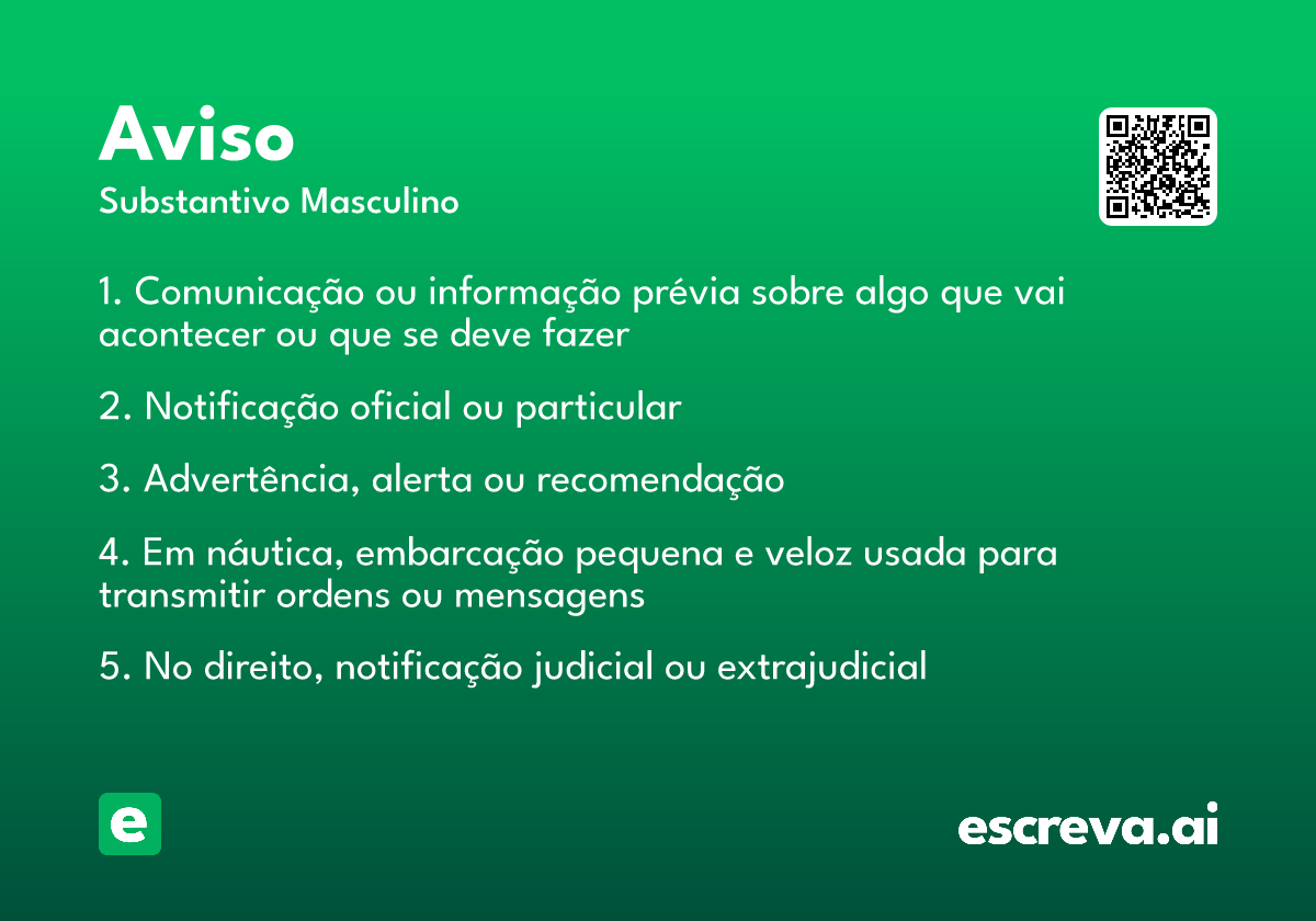 aviso