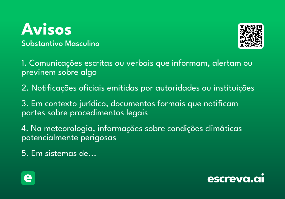 avisos