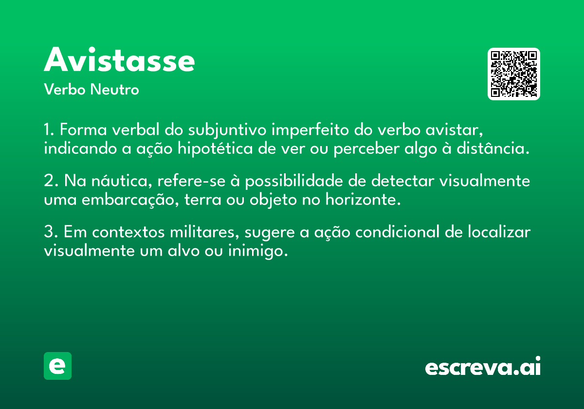 avistasse