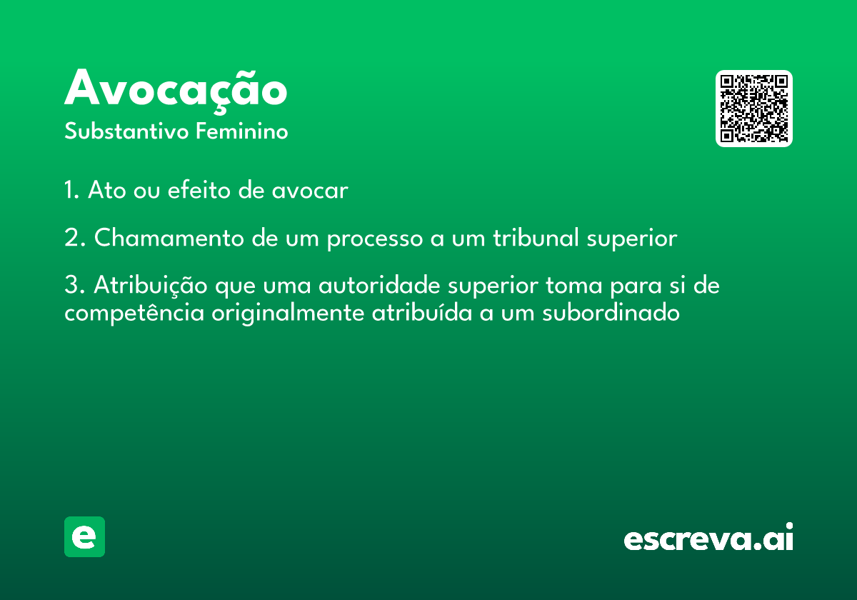 avocação