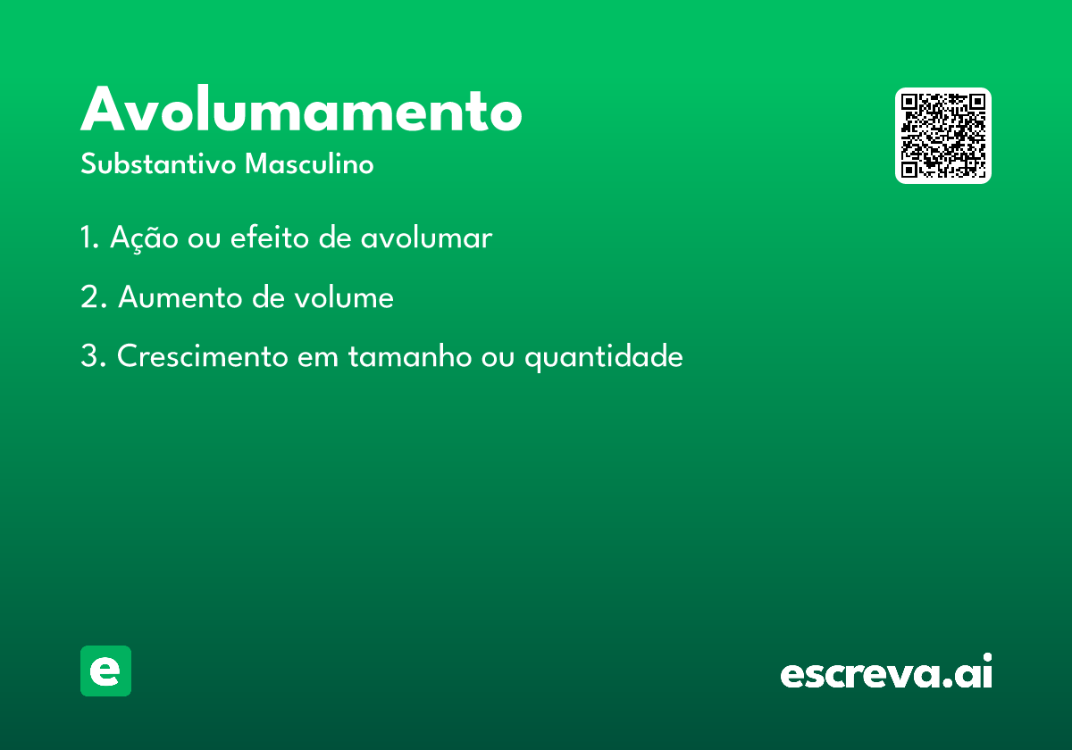 avolumamento