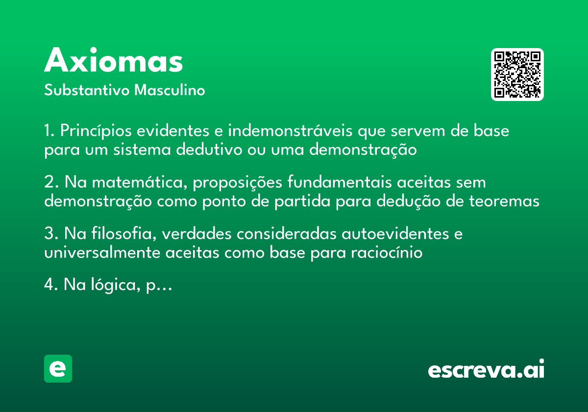 axiomas