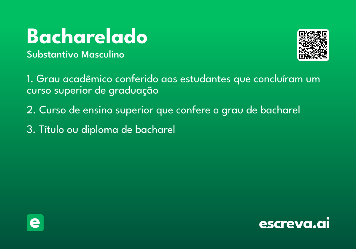 bacharelado