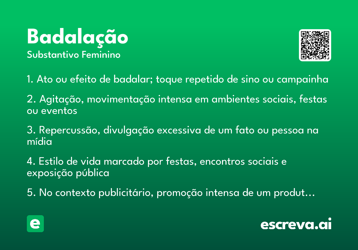 badalação