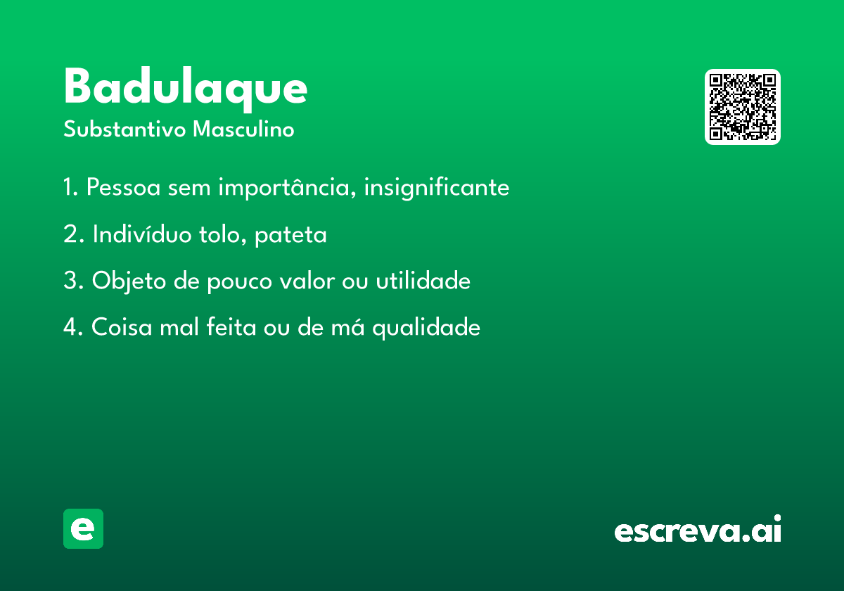 badulaque