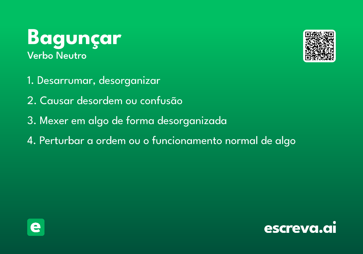 bagunçar