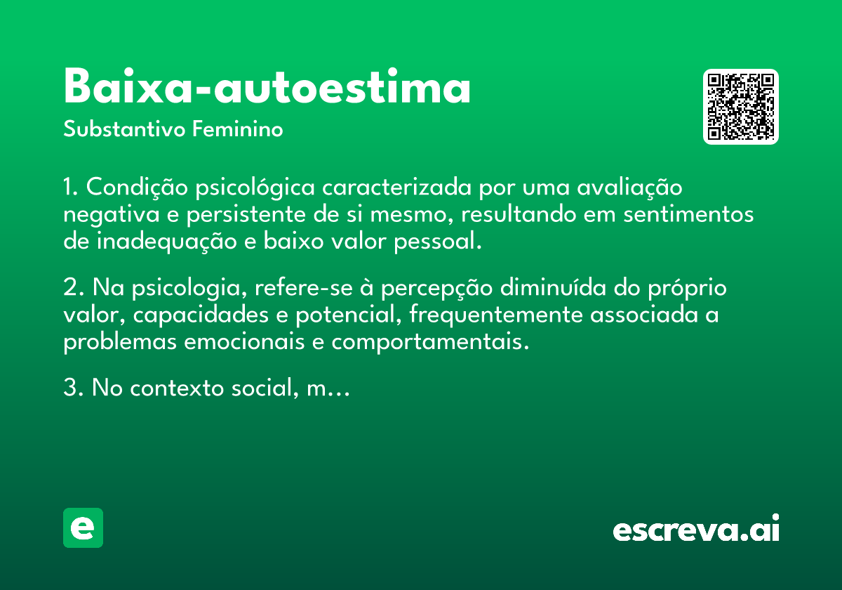 baixa-autoestima