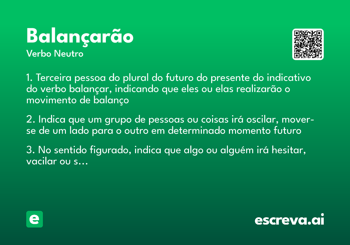 balançarão