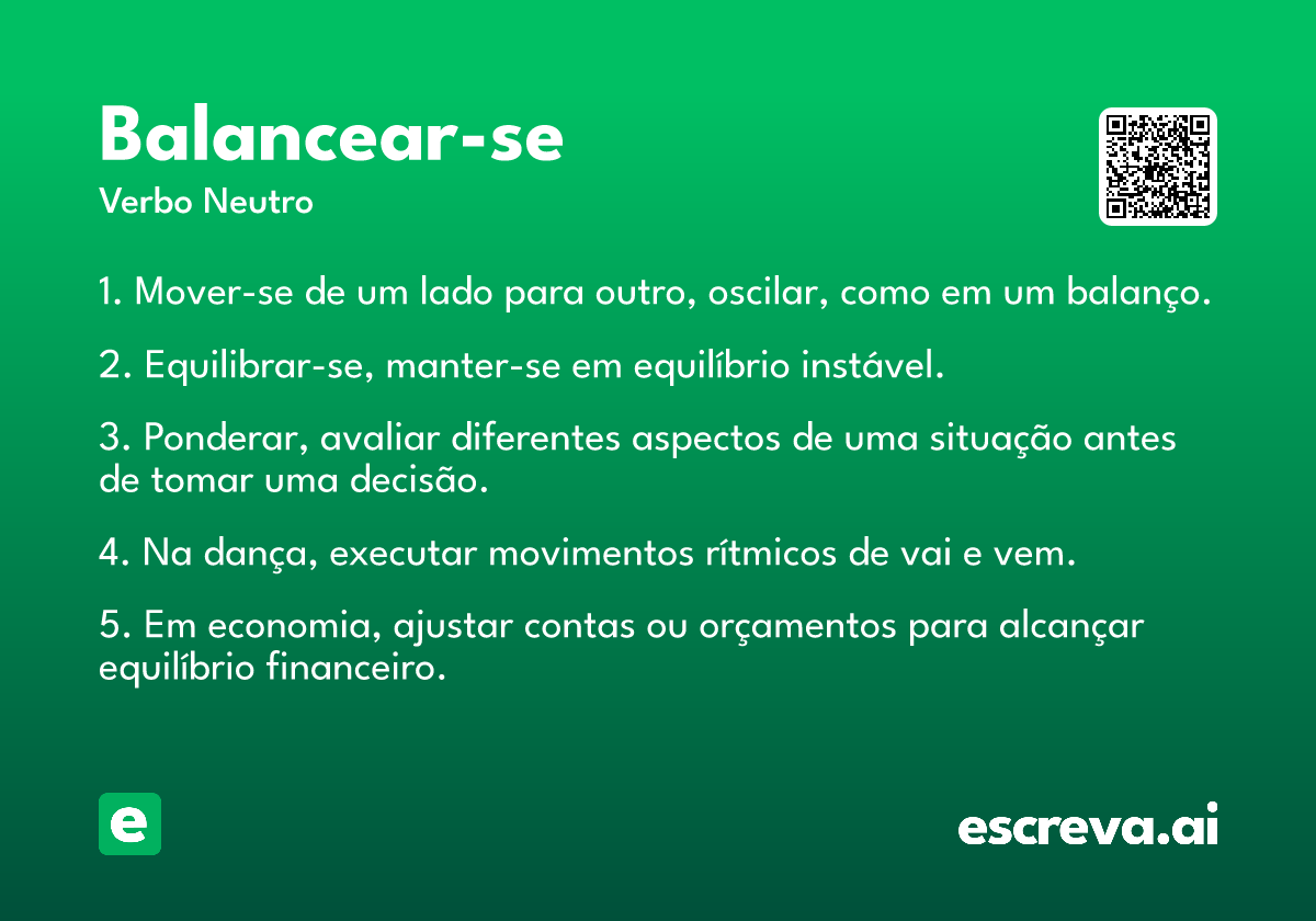 balancear-se