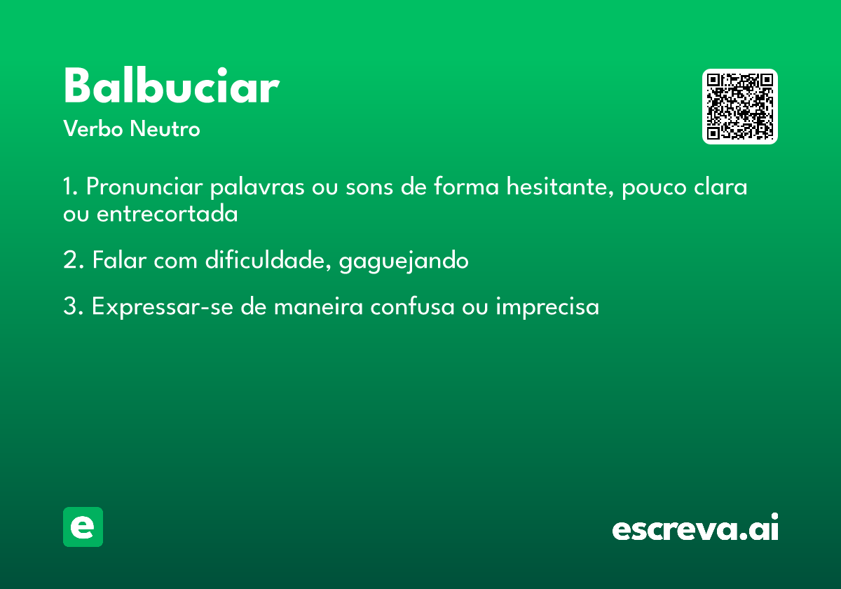 balbuciar
