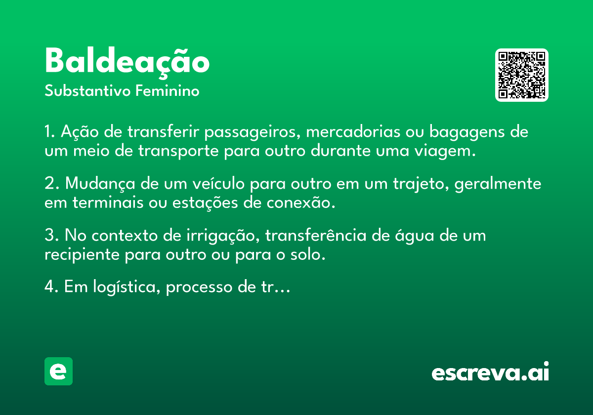 baldeação