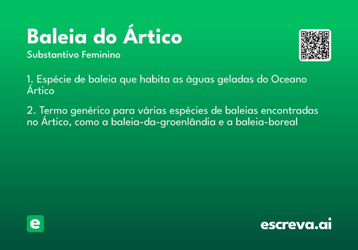 baleia do Ártico