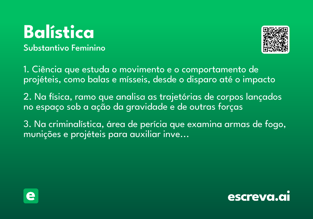 balística