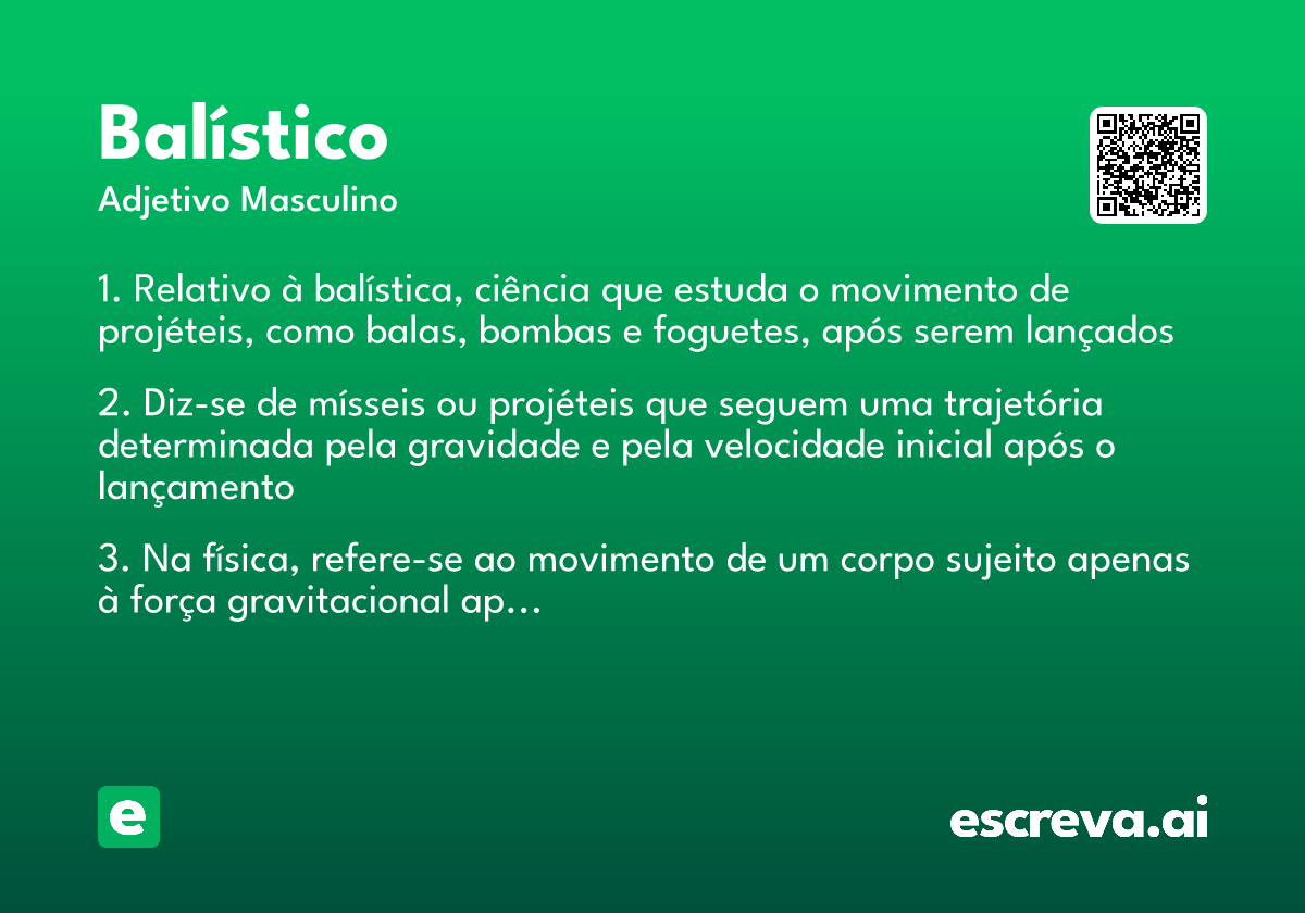 balístico