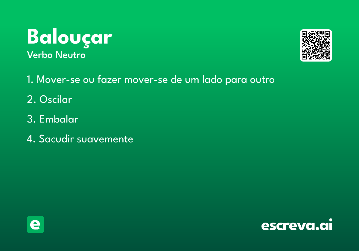 balouçar