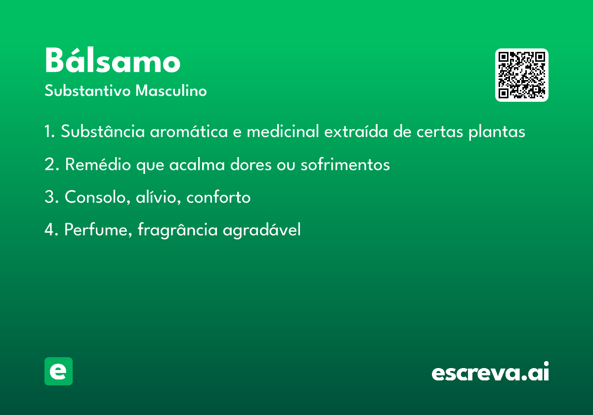 bálsamo