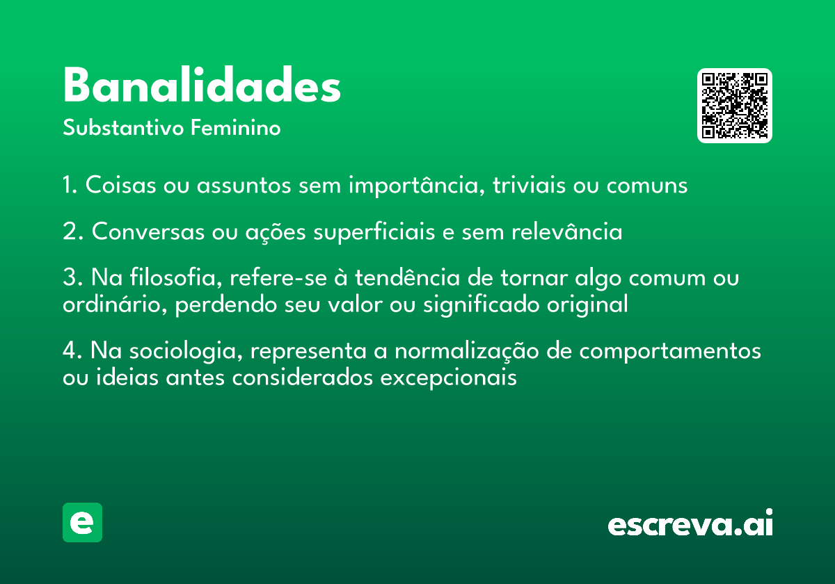 banalidades