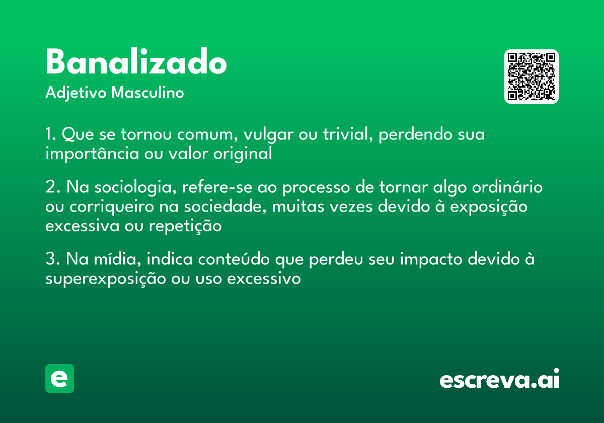 banalizado